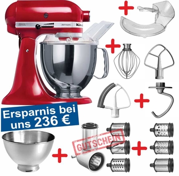 Set-Angebot 5 (Gemüse und Raspel-Set) Artisan farbig plus 10 Teile