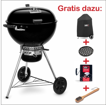 Master-Touch GBS Premium E-5775 - Holzkohlegrill 57cm Schwarz Set W1