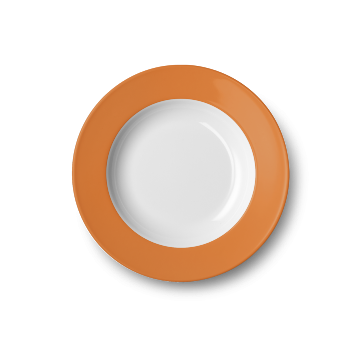 Dibbern Suppenteller 23cm Orange Solid Color