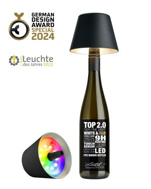 Sompex Top 2.0  Akku Leuchte schwarz
