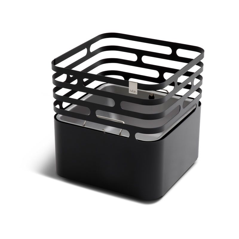 CUBE Feuerkorb schwarz