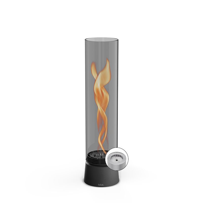 Tischfeuer SPIN air 1200 all black