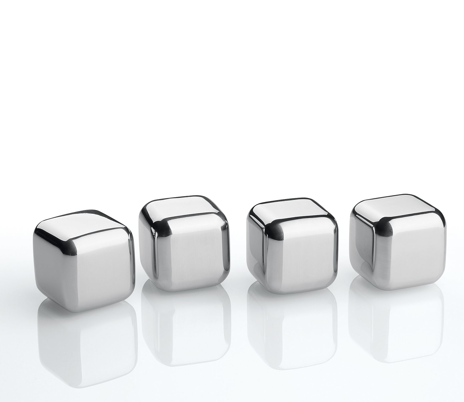 Kühlwürfel Steel 4er-Set