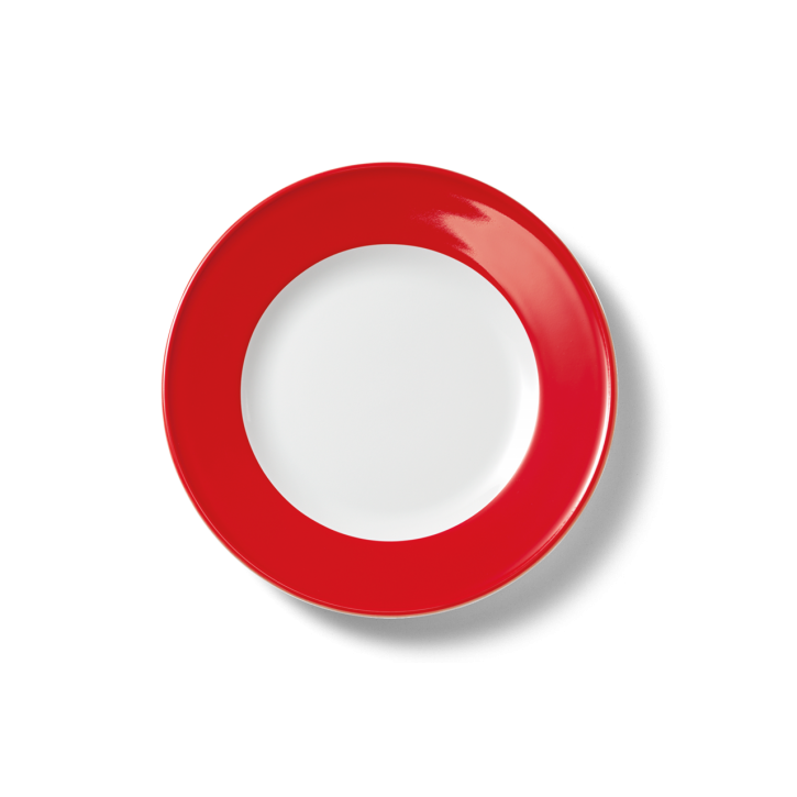 Dibbern Dessertteller 21cm  Signalrot Solid Color