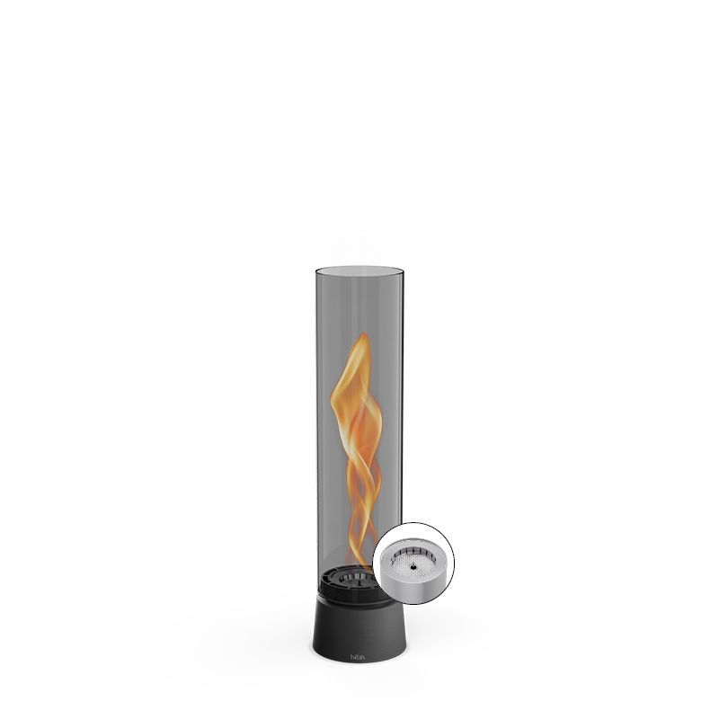 Tischfeuer SPIN 900 all black