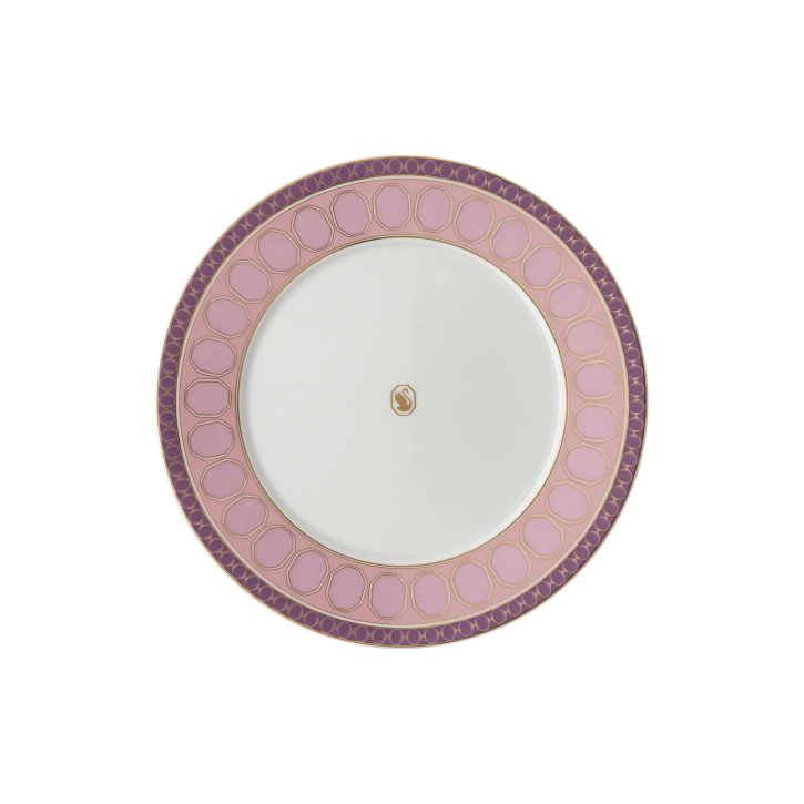 Frühstücksteller 23cm Signum Rose  Swarovski - Rosenthal