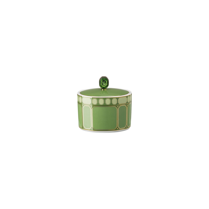 Zuckerdose 6 Pers. Signum Fern  Swarovski - Rosenthal
