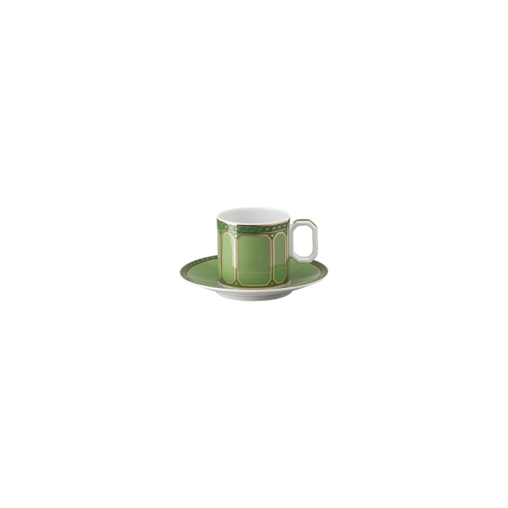 Espressotasse 2tlg. Signum Fern  Swarovski - Rosenthal