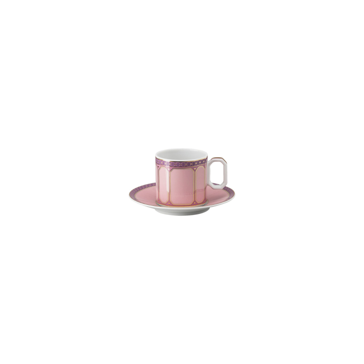 Espressotasse 2tlg. Signum Rose  Swarovski - Rosenthal