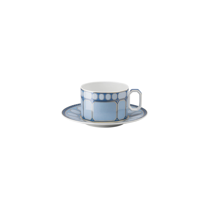 Teetasse 2tlg. Signum Azure  Swarovski - Rosenthal