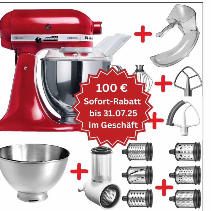 Set-Angebot 5 (Doppelt-Gemüse! 6er Raspel-Set) Artisan 175 farbig plus 9 Teile CREMÉ