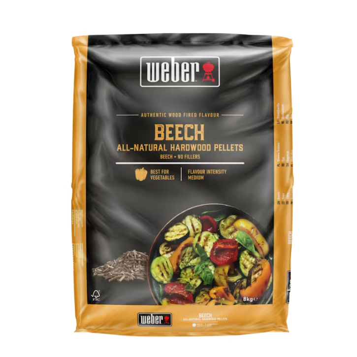 Weber Hartholzpellets aus Buchenholz 8kg