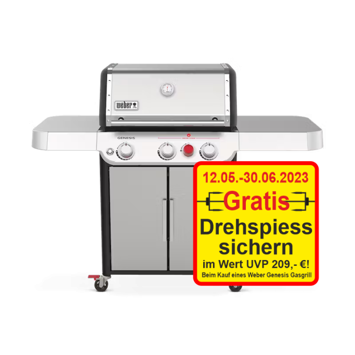 Genesis S-325s Gasgrill Edelstahl