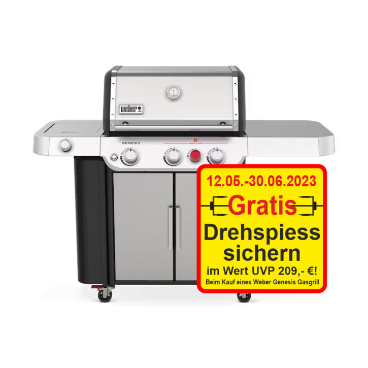 Genesis S-335 Gasgrill Edelstahl