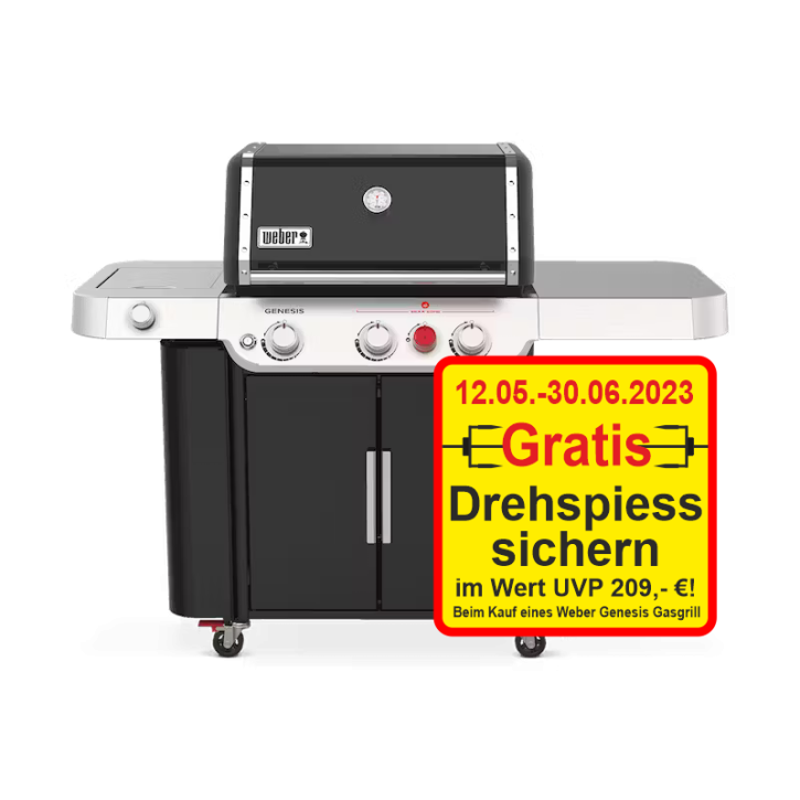 Genesis E-335 Gasgrill Schwarz