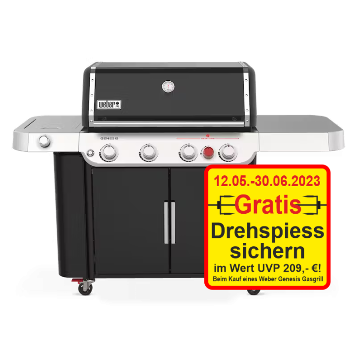 Genesis E-435 Gasgrill Schwarz