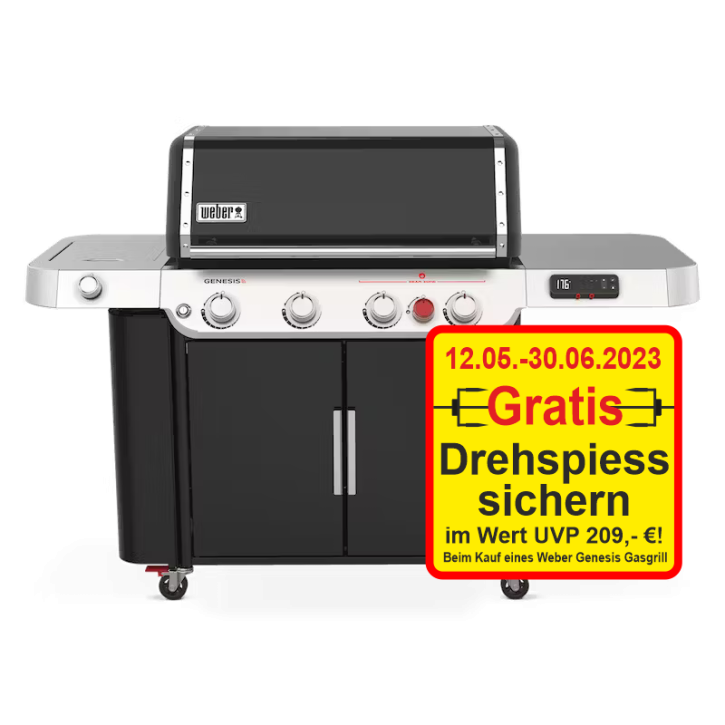 Genesis EX-435 Smarter Gasgrill Schwarz