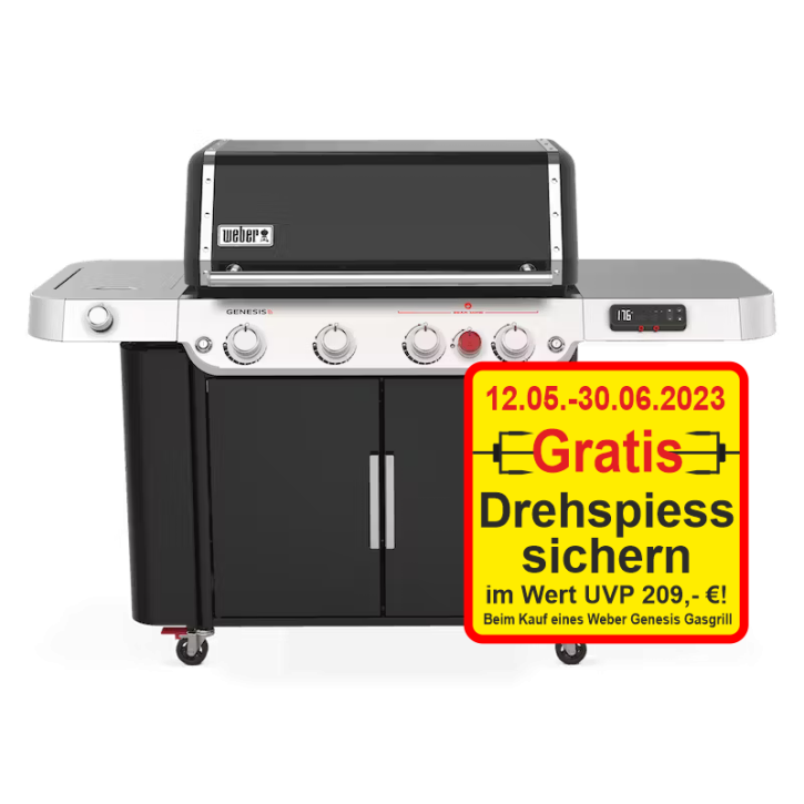 Genesis EPX-435 Smarter Gasgrill Schwarz