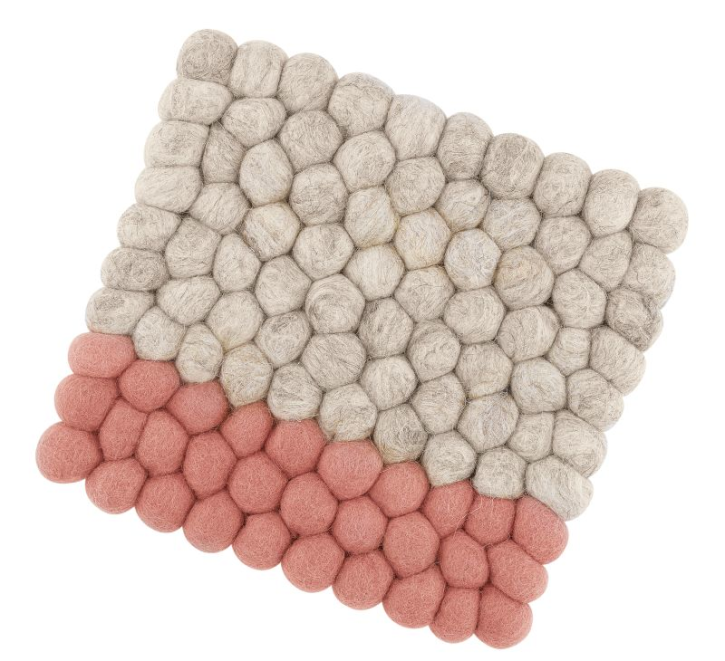 Untersetzer LANA DUE  beige - coralle