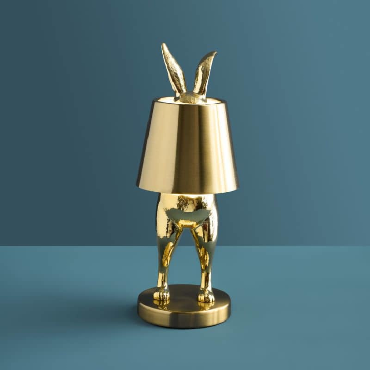 Mini Hiding Rabbit  LED Tisch Lampe