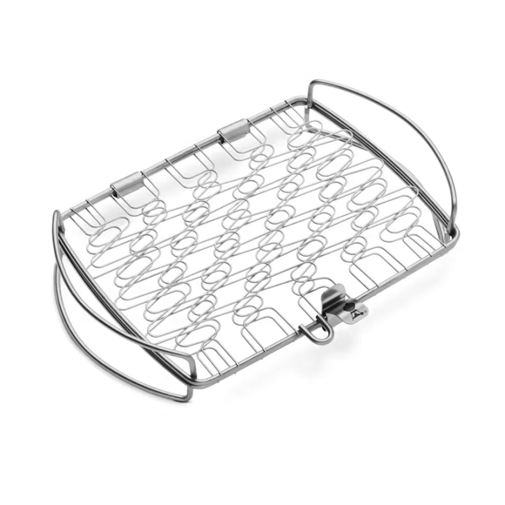 Weber Fisch- und Gemüsehalter - klein, Edelstahl