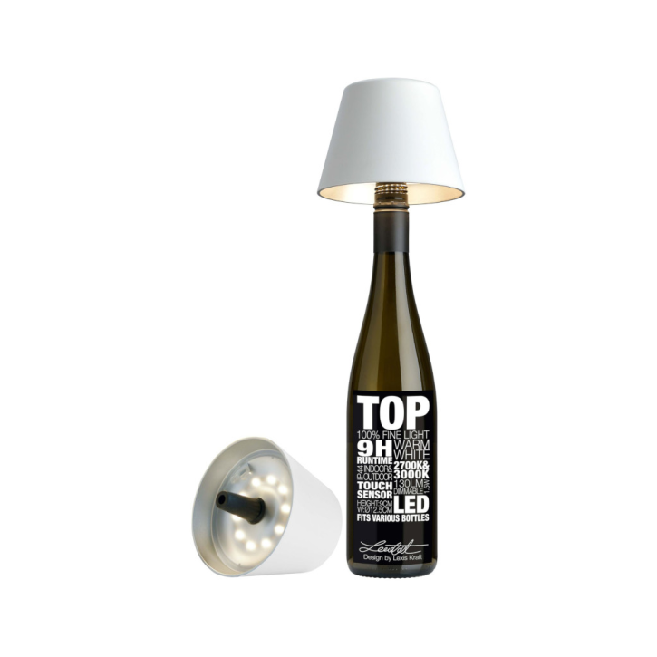 Top Akku Leuchte weiß