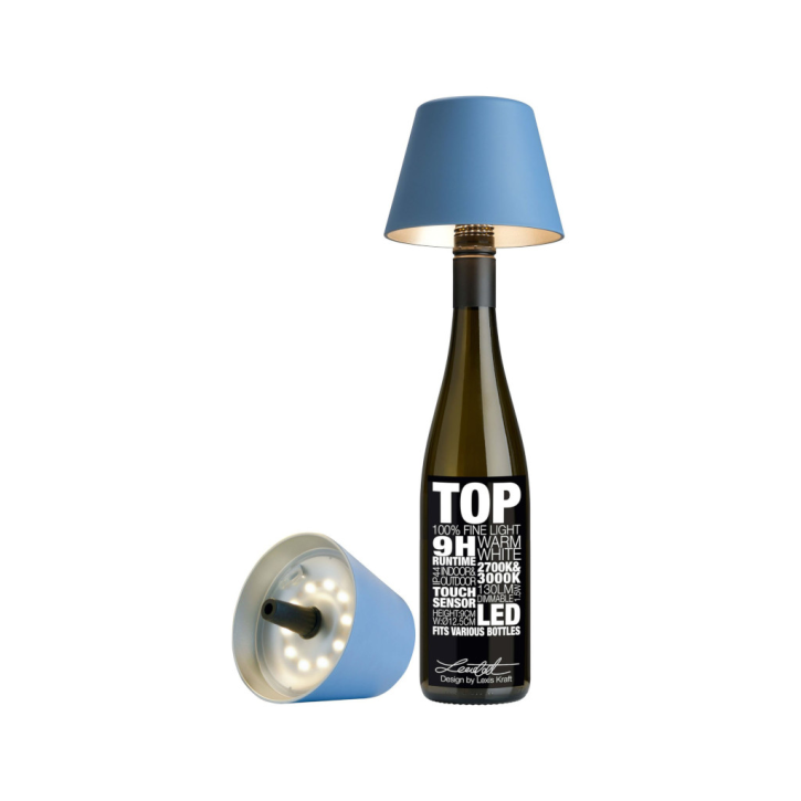 Top Akku Leuchte blau