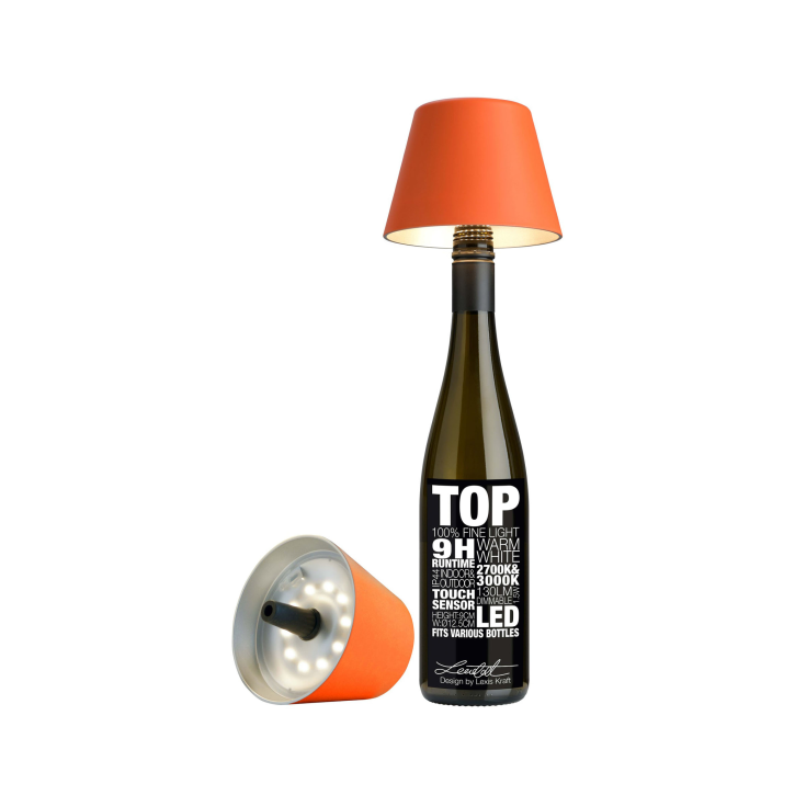 Top Akku Leuchte orange
