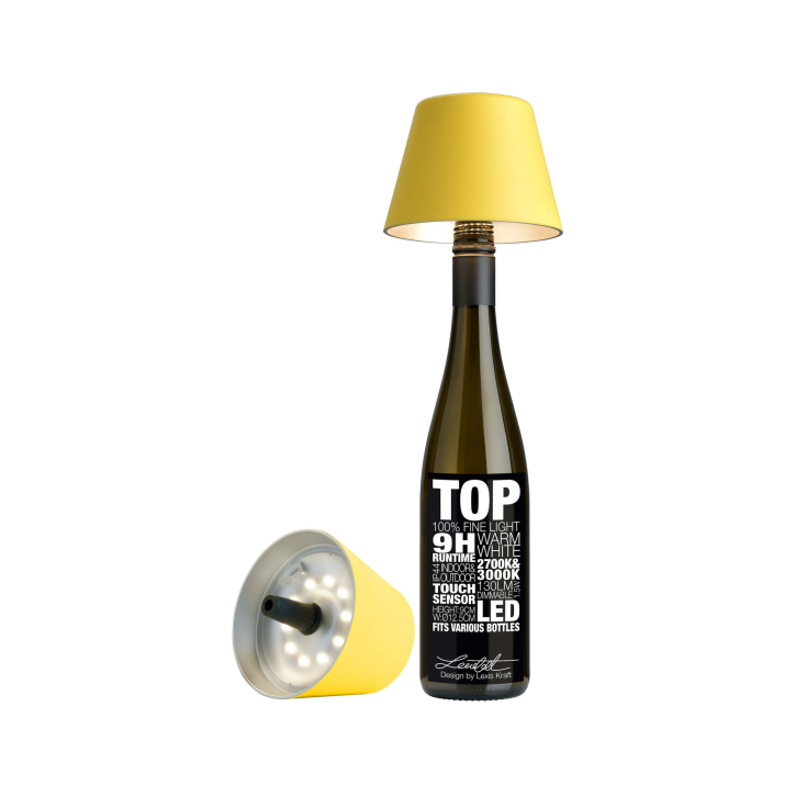Top Akku Leuchte gelb
