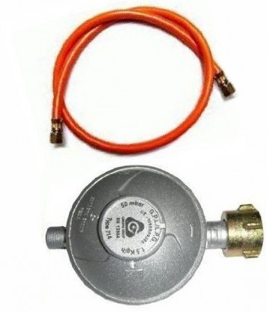 Weber Schlauch mit Druckminderer 90cm 50mBar