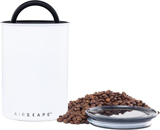 Airscape Kaffeedose mittel weiß ca. 500g