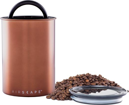 Airscape Kaffeedose mittel Kupferfarben ca. 500g