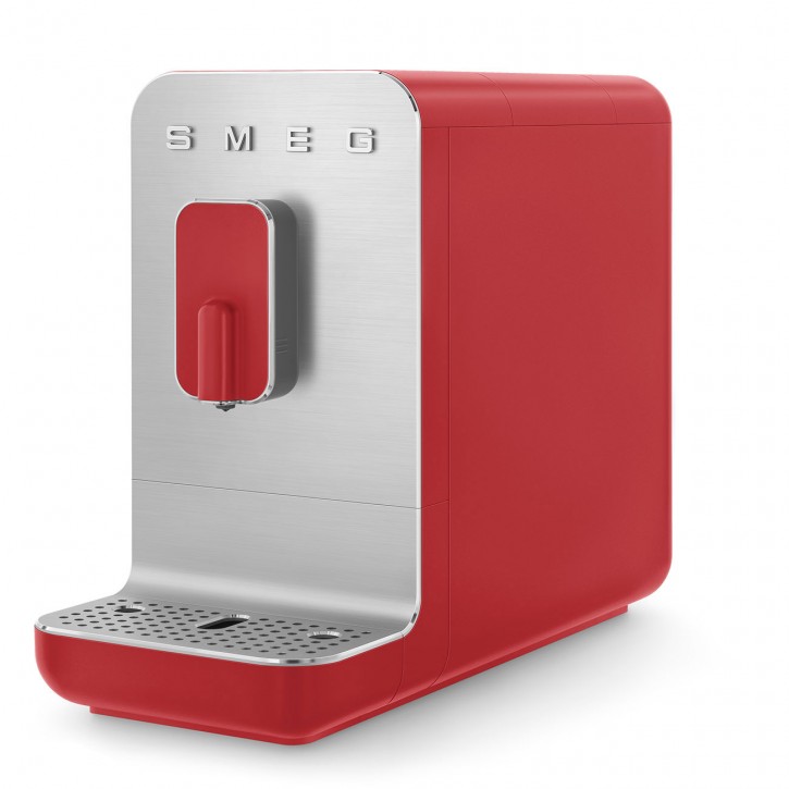 SMEG Kaffeevollautomat 50's Style rot