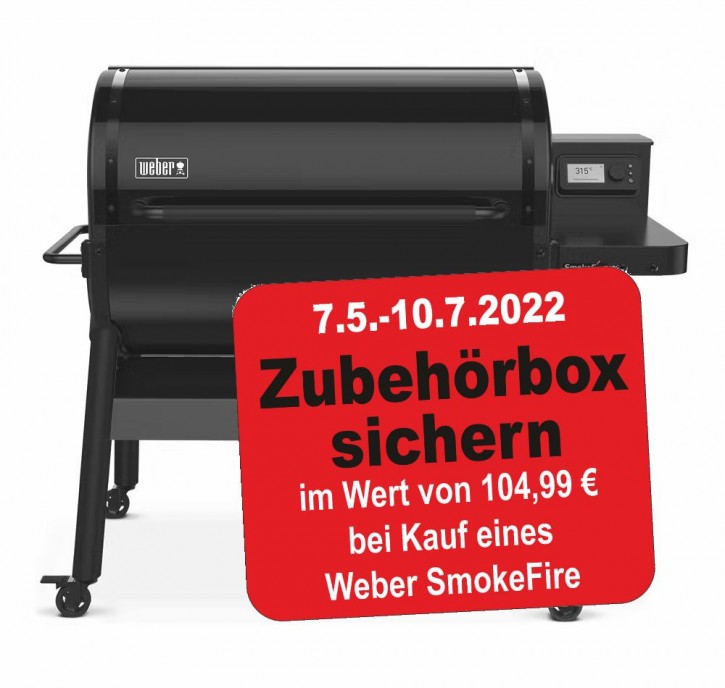 SmokeFire EPX6 Holzpelletgrill, STEALTH Edition Schwarz