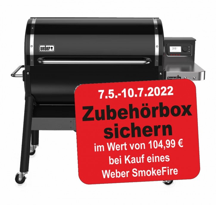 SmokeFire EX6 GBS Holzpelletgrill  Schwarz