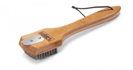 Grillbürste mit Bambus-Holzgriff 30 cm