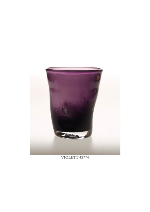 Trinkglas italB. Violett