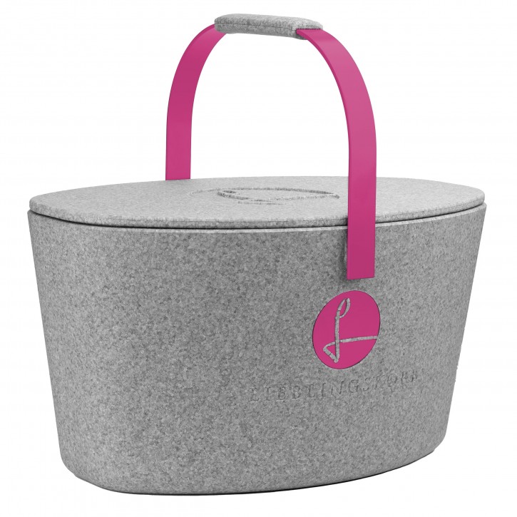 Lieblingskorb Plus MAGENTA/grau
