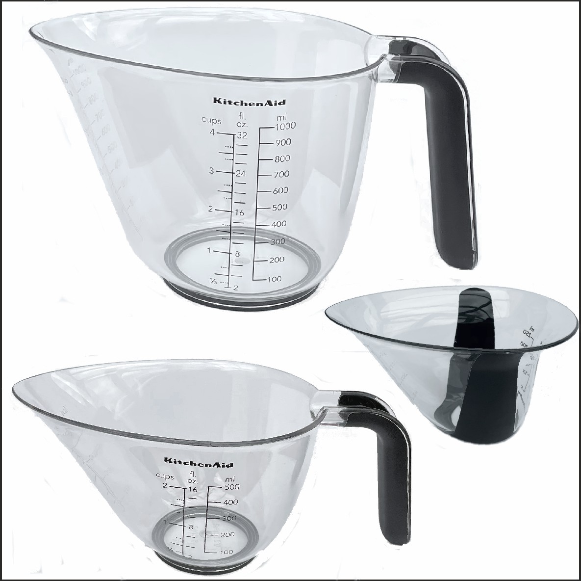 KitchenAid Messbecher-Set 3 tlg.