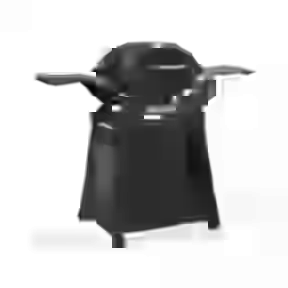 Weber Q2800N+Gasgrill mit Rollwagen