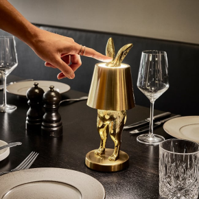 Mini Hiding Rabbit  LED Tisch Lampe