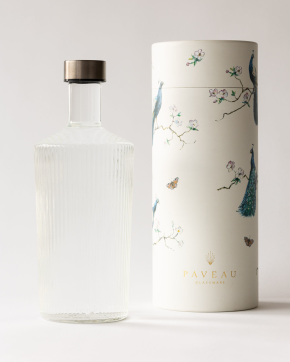 PAVEAU - Stylische Trinkflasche mit Drehverschluss  White haven