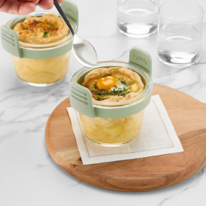 Lèkuè  Airfryer Glas Mini Becher  4 Stück