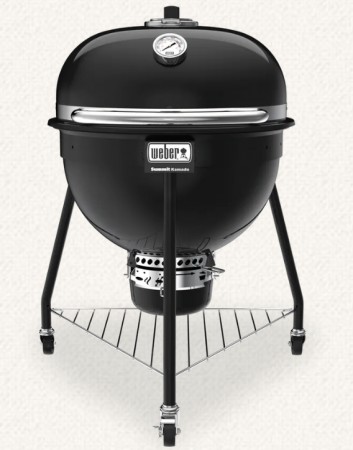 Summit® Kamado E6 Holzkohlegrill Schwarz