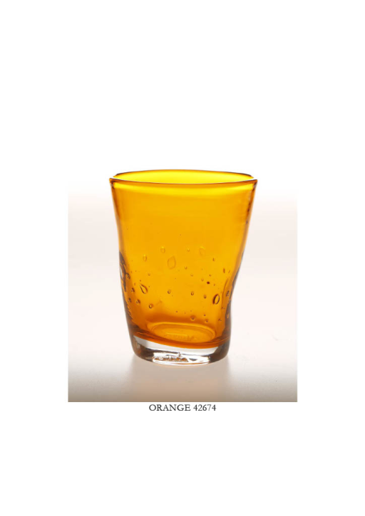 Trinkglas italB. Orange